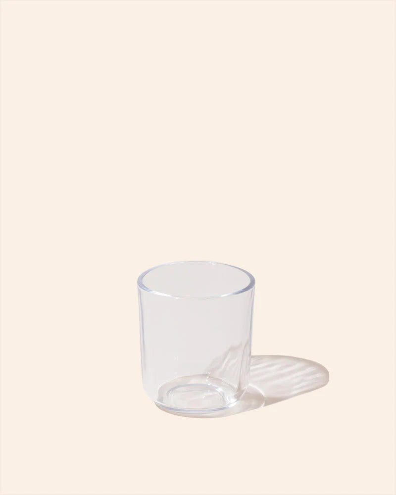2.5oz aura® candle vessel, translucent