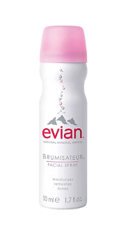 Evian spray