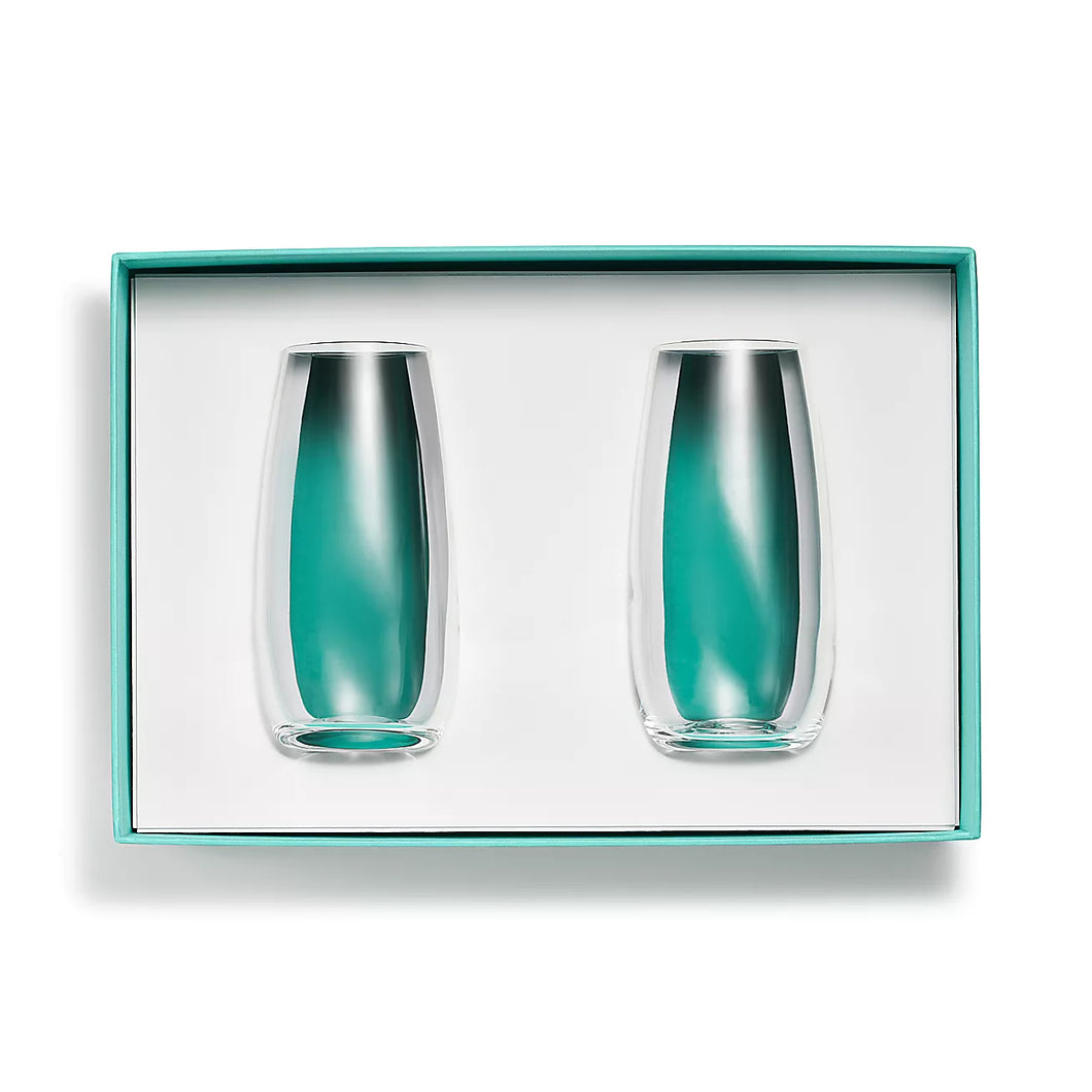 Tiffany's champagne flutes (set of 2)