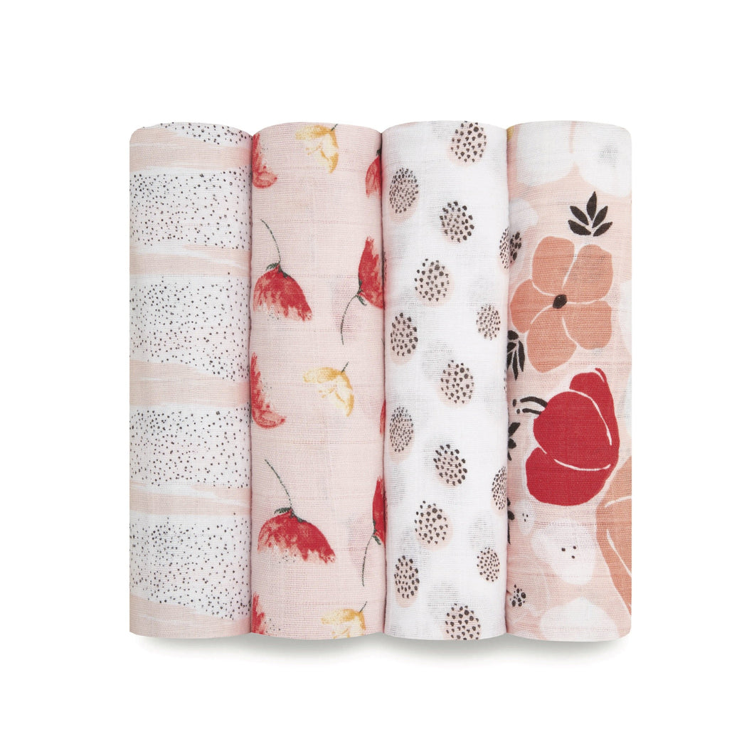 Pink Swaddle (Set of 4)